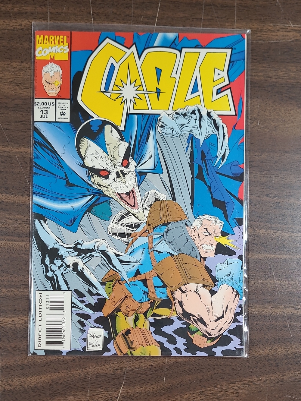 Cable #13 Marvel Comic Book - July 1994 Bagged